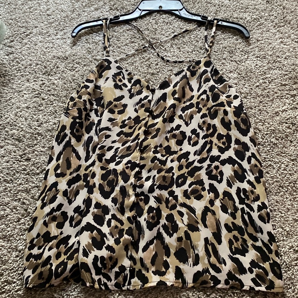 Leopard print tank